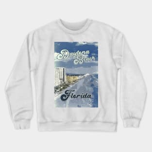 Retro Daytona Beach Florida / Vintage style poster / Crewneck Sweatshirt